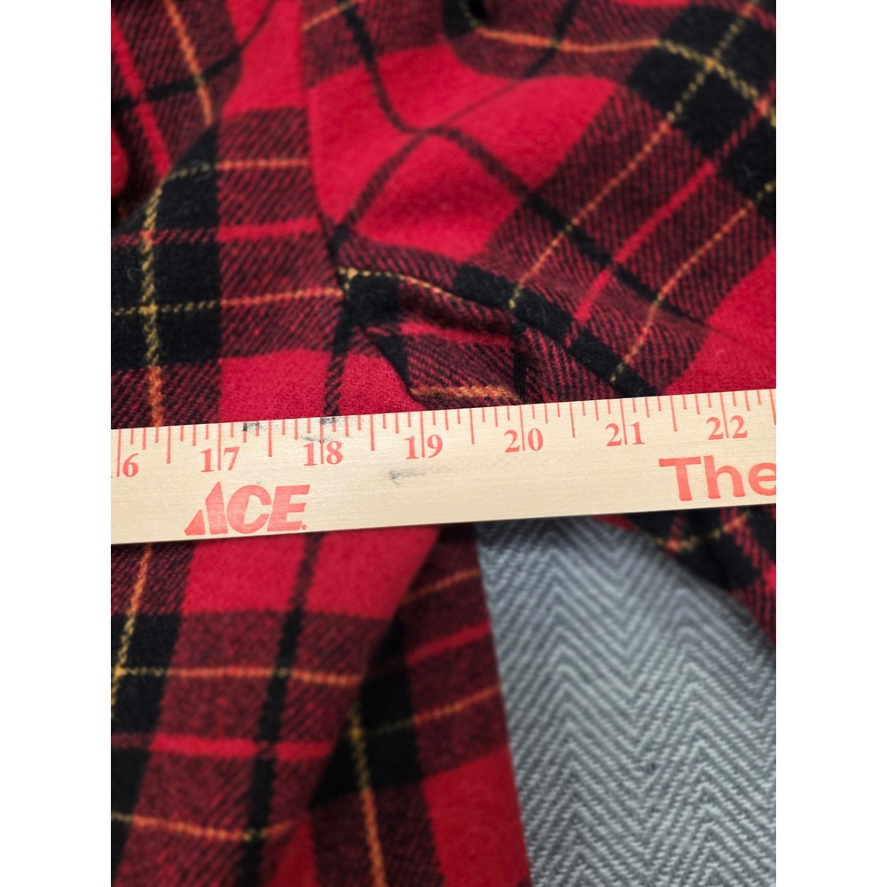 Vintage Donnybrook Red Black Plaid Blazer Jacket 11/12 Ukraine 90s Grunge Punk - Picture 6 of 9
